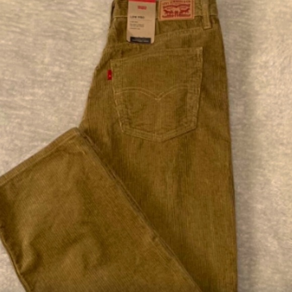 Levi's Pants - NWT Levi’s Low Pro Straight Leg Y2K Style Corduroy Tan Pants Size 31x30